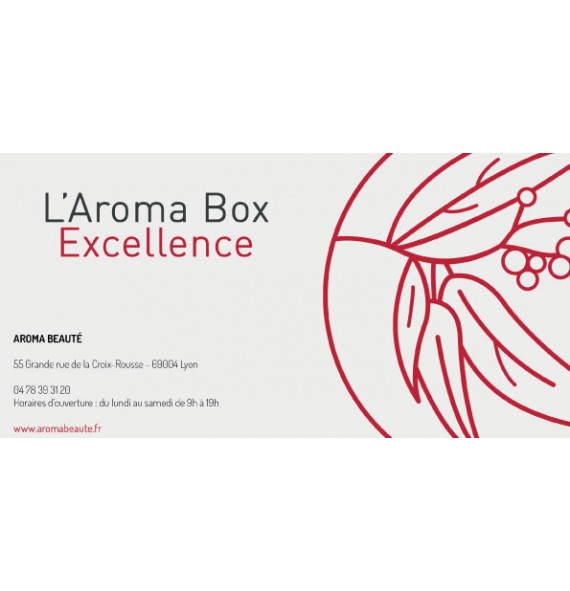 Chèque cadeau aroma box excellence - Aroma beauté | Aroma Beauté