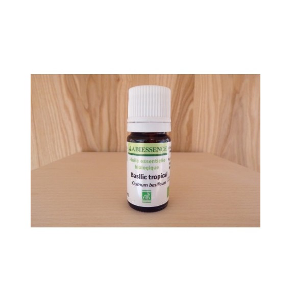 HE Basilic tropical bio 5ml Huile essentielle - Abiessence