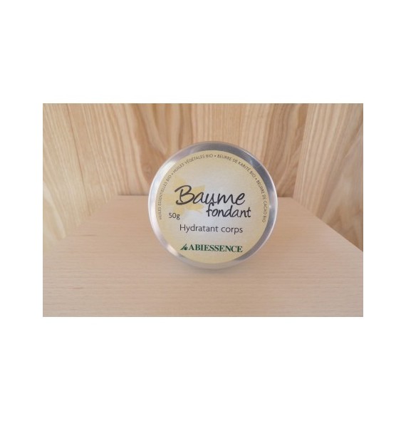 Baume fondant 50 g hydratant corporel Abiessence | Aroma Beauté Lyon 4