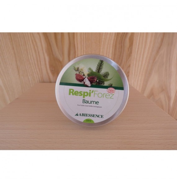 Baume 50 g respi'Forez bio Abiessence | Aroma Beauté Lyon 4