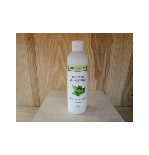 Gel douche aromatique 200 ml menthe laurier Abiessence | Aroma Beauté