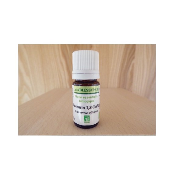 Huile essentielle de Romarin cinéole 1.8 bio 5ml | Aroma Beauté Lyon 4