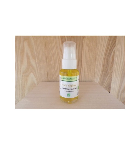 Huile végétale Amande douce bio 100ml| Aroma Beauté Lyon 4