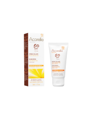 Crème solaire visage SPF 50 bio 50ml Acorelle | Aroma Beauté Lyon 4