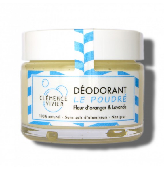 Déodorant crème le Poudre 150gr Clémence et Vivien| Aroma Beauté Lyon