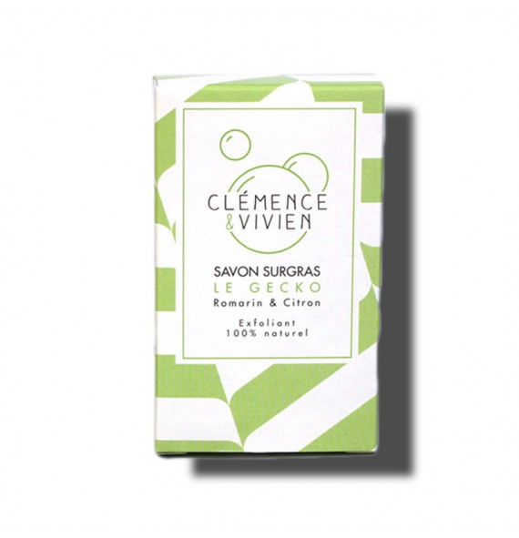 Savon à froid Le Gecko 100gr Clémence et Vivien | Aroma Beauté Lyon 4