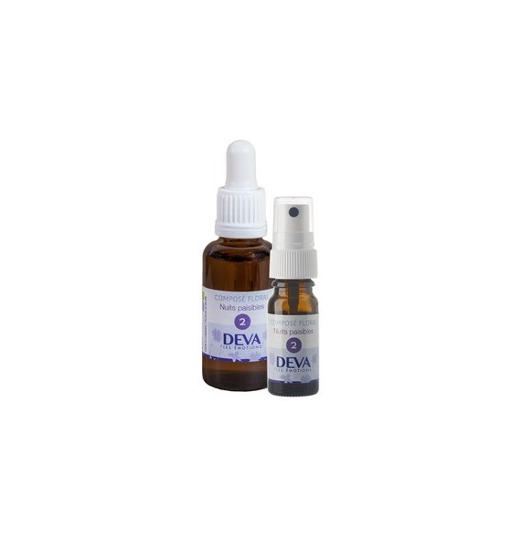 Nuit paisible Composé floral Dr Bach 10ml Deva | Aroma Beauté Lyon 4