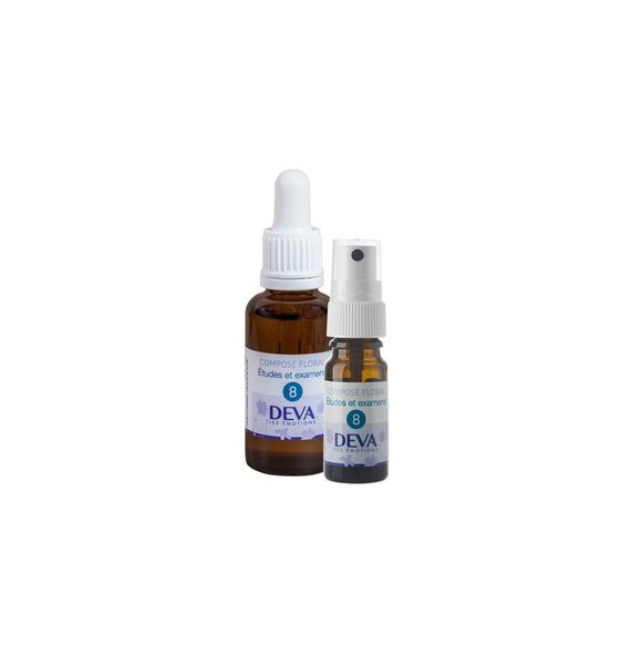 Etudes examens Composé floral Dr Bach 5ml Deva | Aroma Beauté Lyon 4