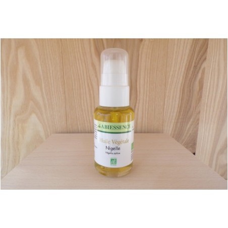 Huile végétale Nigelle 50ml - Abiessence|Aroma Beauté Institut & Boutique
