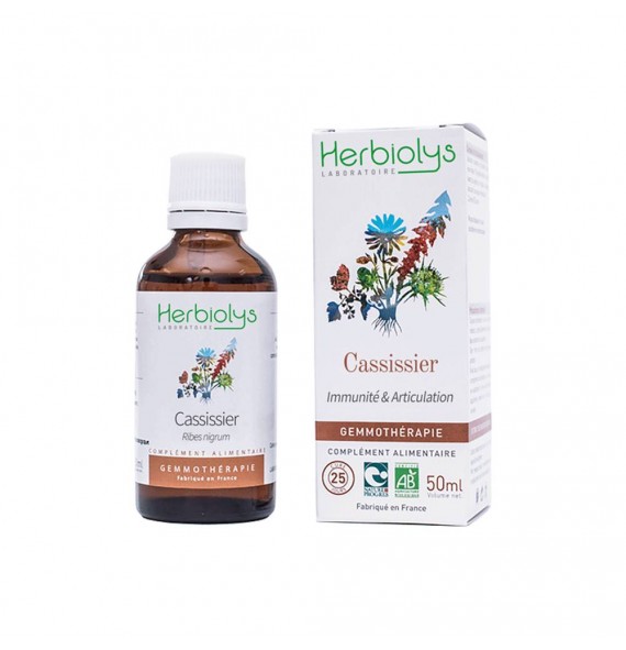 Gemmothérapie Cassissier 50ml Herbiolys | Aroma Beauté Lyon 4