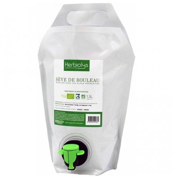 Sève de Bouleau BIO 1,5L Herbiolys | Aroma Beauté Lyon 4