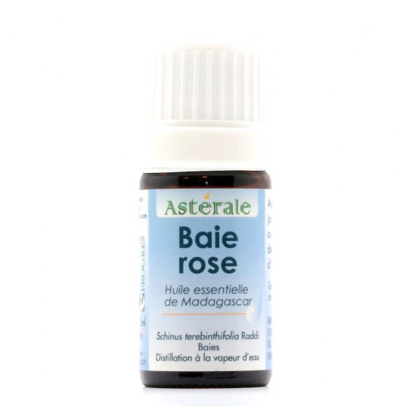 Huile essentielle Baie Rose 10ml Asterale | Aroma Beauté Lyon 4