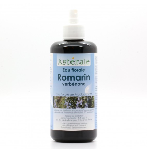 Eau florale Romarin Verbenone 200ml Asterale | Aroma Beauté Lyon 4