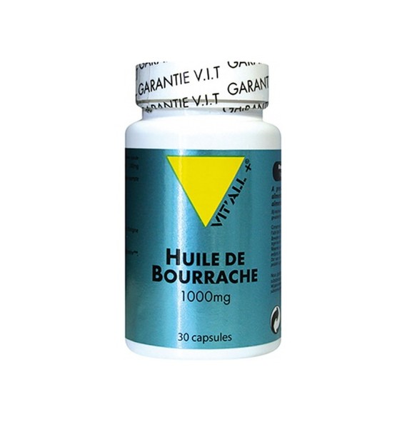 Huile de Bourrache 30cp Vit all+ | Aroma Beauté Lyon 4