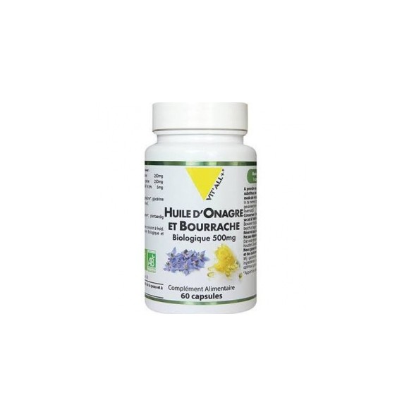 Onagre et bourrache 60cp Vit all+ | Aroma Beauté Lyon 4