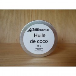 Huile de coco biologique 50gr - Abiessence| Aroma Beauté