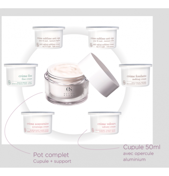 Recharge Crème Velours 50 ml Estime et Sens | Aroma Beauté Lyon 4