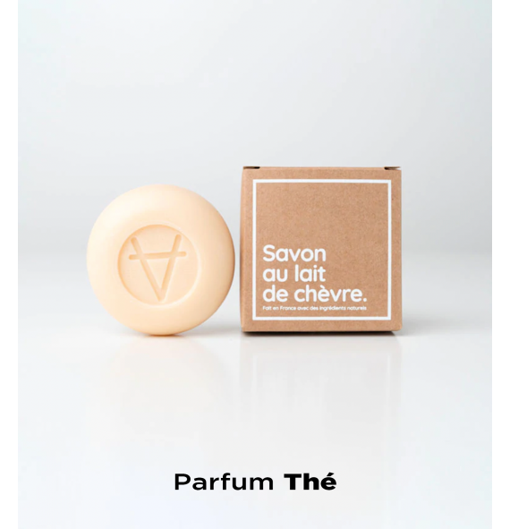 Savon au lait de chèvre parfum thé amalthee | Aroma Beauté Lyon 4