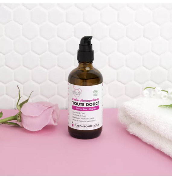 Huile démaquillante douce clémenceetvivien | Aroma Beauté Lyon 4