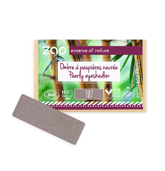Recharge 107 Brun gris OAP rectangulaire | Aroma Beauté Lyon 4