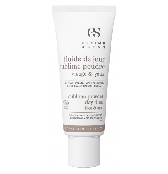 Fluide de jour sublime poudré 40ml Estime & Sens | Aroma Beauté Lyon 4