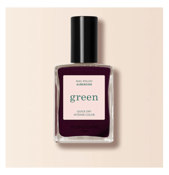 Vernis green Aubergine 15ml Manucurist | Aroma Beauté