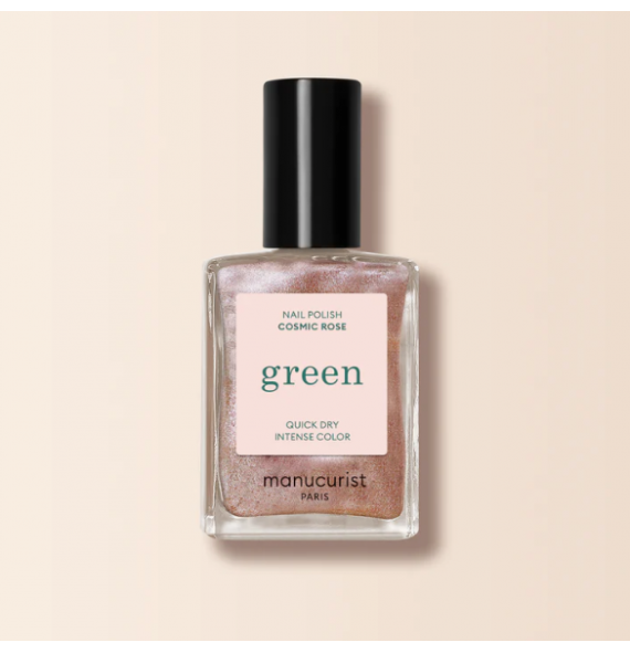 Vernis green Cosmic Rose 15ml Manucurist | Aroma Beauté