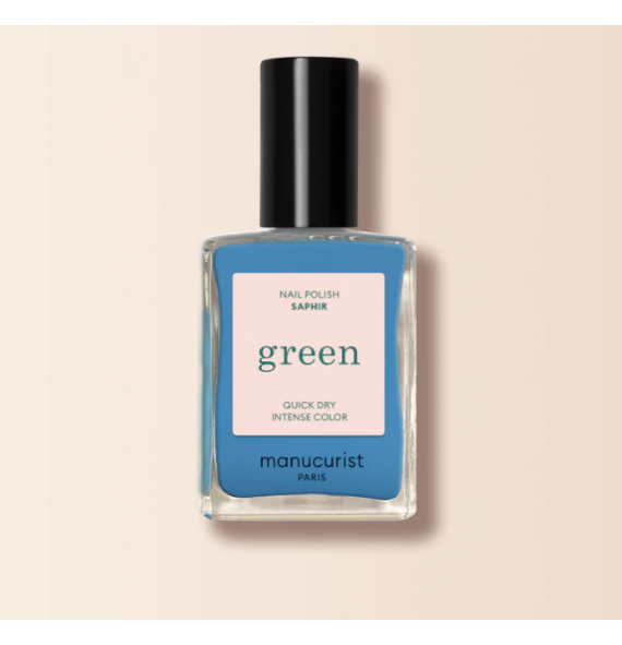 Vernis green Saphir 15ml Manucurist | Aroma Beauté