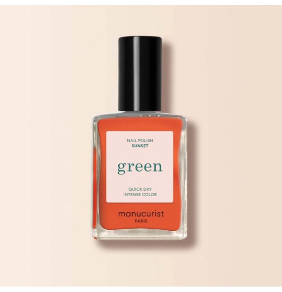 Vernis green SUNSET 15ml Manucurist | Aroma Beauté
