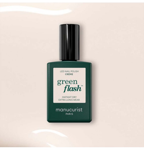 Vernis green flash CREME 15ml Manucurist | Aroma Beauté