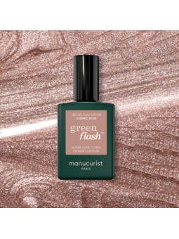 Vernis green flash Cosmic Rose 15ml Manucurist | Aroma Beauté
