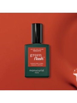 Vernis green flash Terracotta 15ml Manucurist | Aroma Beauté