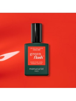 Vernis green flash Coral Reef 15ml Manucurist | Aroma Beauté
