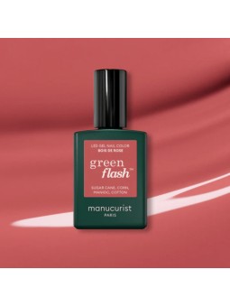 Vernis green flash Bois de Rose 15ml Manucurist | Aroma Beauté