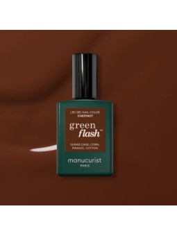Vernis Green Flash Chestnut 15ml | Manucurist