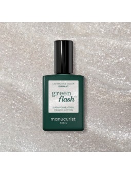 Vernis Green Flash Diamant 15ml | Manucurist