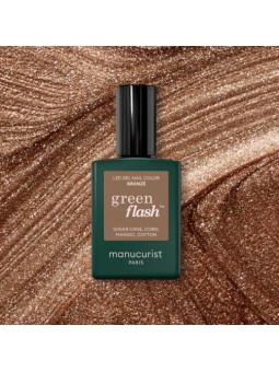 Vernis Green Flash Bronze 15ml | Manucurist
