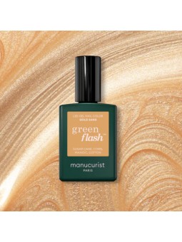 Vernis Green Flash Gold Sand 15ml | Manucurist
