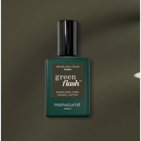 Vernis Green Flash Khaki 15ml | Manucurist