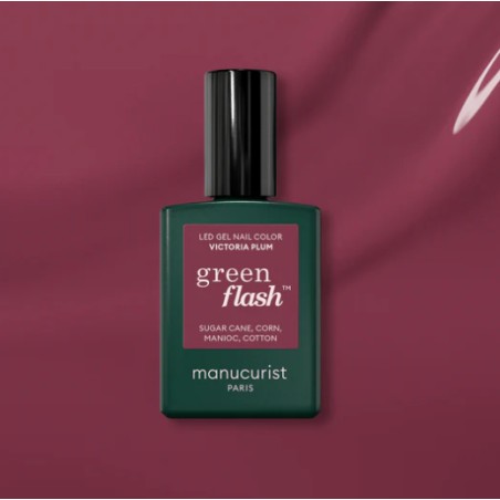 Vernis Green Flash Victoria Plum 15ml | Manucurist
