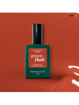 Vernis Green Flash Brique 15ml | Manucurist