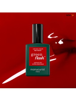 Vernis Green Flash Red Velvet 15ml | Manucurist