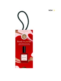 Vernis green Coffret Ornement Noel 15ml Manucurist | Aroma Beauté