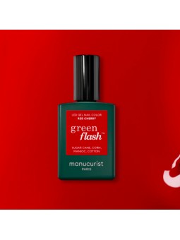 Vernis Green Flash Red Cherry 15ml | Manucurist