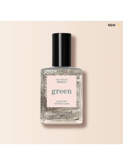 Vernis green METALLIC 15ml Manucurist | Aroma Beauté