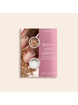 Duo paillettes ROSE GOLD & GLAZED – Manucurist | Aroma Beauté
