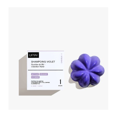 Shampoing violet solide UMAÏ I Aroma beauté
