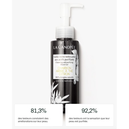 Gelée noire nettoyante La Canopée | Aroma Beauté Lyon 4