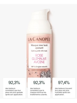 Masque rose lacté apaisant | Aroma Beauté Lyon 4