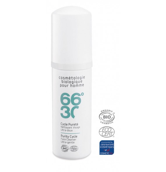 Cycle pureté nettoyant visage 50 ml - 66°30 | Aroma Beauté boutique